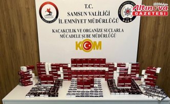 Samsun'da 23 bin 160 makaron ele geçirildi