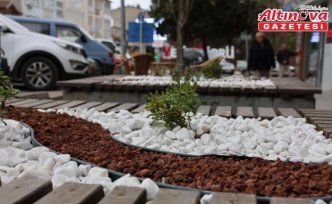 Vezirköprü Belediyesi peyzaj çalışmalarına devam ediyor