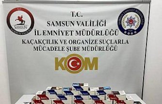Samsun'da kaçakçılık operasyonunda 2 şüpheli yakalandı