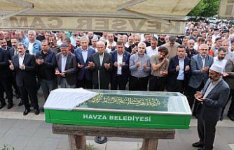 Havza Belediye Başkanı İkiz'in annesinin cenazesi defnedildi