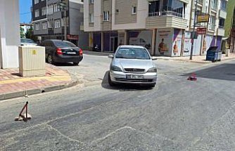 Samsun'da otomobilin çarptığı bisiklet sürücüsü yaralandı