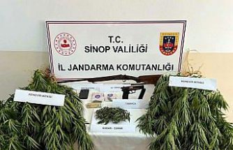 Sinop'ta jandarma ekipleri uygulamalarda 18 kişiyi yakaladı