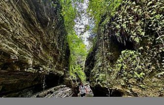 Cevizdibi Kanyonu doğal güzellikleriyle Karadeniz'de turizm rotalarından biri olmaya aday