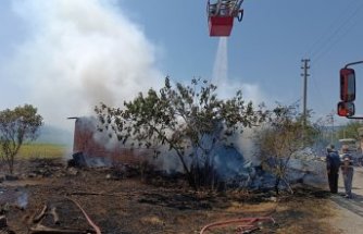 Kastamonu'da çıkan yangında bir ev zarar gördü