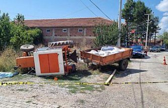 Çorum'da devrilen traktörün sürücüsü öldü