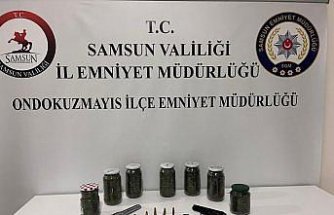 Samsun'da 1,5 kilogram uyuşturucunun ele geçirildiği operasyonda 1 kişi yakalandı