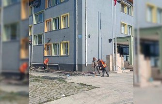 Terme Belediyesi yeni eğitim-öğretim yılı için temizlik çalışmalarını sürdürüyor