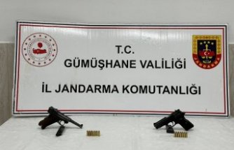 Gümüşhane'de silah kaçaklığı operasyonlarında 4 şüpheli gözaltına alındı