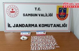 Samsun'da evinde uyuşturucu madde bulunan zanlı yakalandı