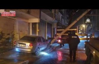 Bafra'da polisin “dur“ ihtarına uymayıp kaçarken kaza yapan alkollü sürücü yakalandı