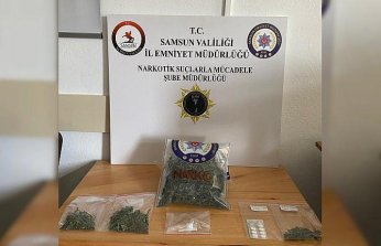 Samsun'da düzenlenen uyuşturucu operasyonunda 1 zanlı yakalandı
