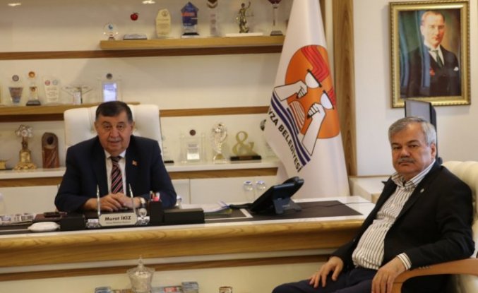 Kültür Memur-Sen Genel Başkanı Erdoğan'dan Havza Belediye Başkanı İkiz'e ziyaret