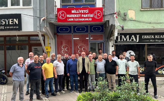 MHP Ladik İlçe Başkanı Gülami Erdoğan görevine başladı