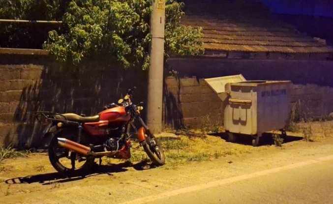 Bafra’da çöp konteynerine çarpan motosiklet sürücüsü yaralandı