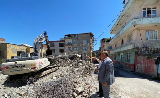 Samsun'da kentsel döşüm projesi kapsamında 741 bina yıkılacak
