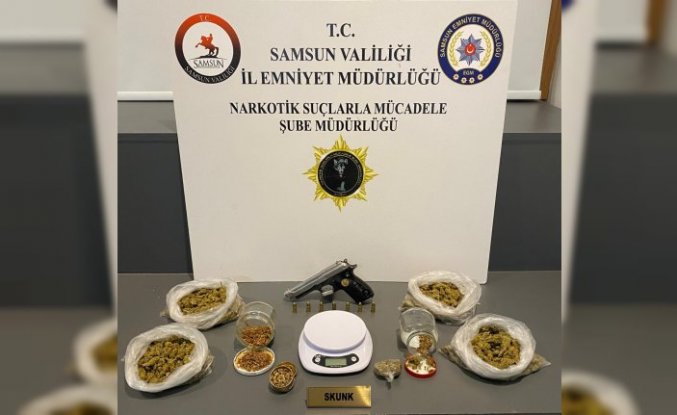 Samsun'da uyuşturucu operasyonlarında 4 zanlı yakalandı
