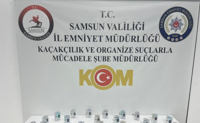 Samsun'da kaçakçılık operasyonunda 2 zanlı yakalandı