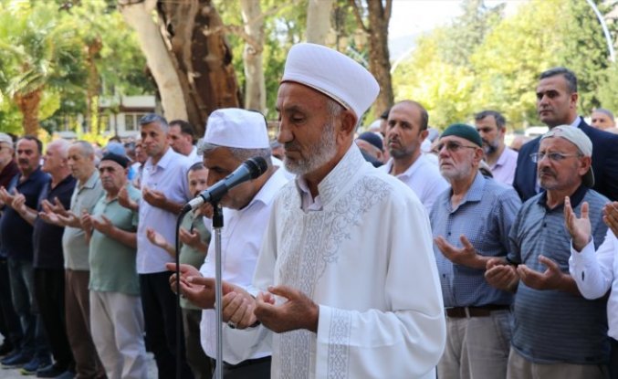 Amasya'da Ayşenur Ezgi Eygi için gıyabi cenaze namazı kılındı