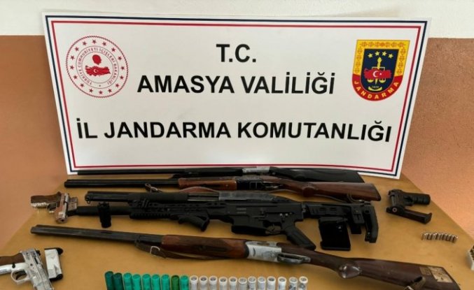 Amasya'da düğünlerde havaya ateş eden 10 kişi gözaltına alındı