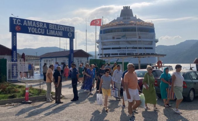 “Astoria Grande“ kruvaziyeri, Amasra'ya eylül ayı seferlerine başladı