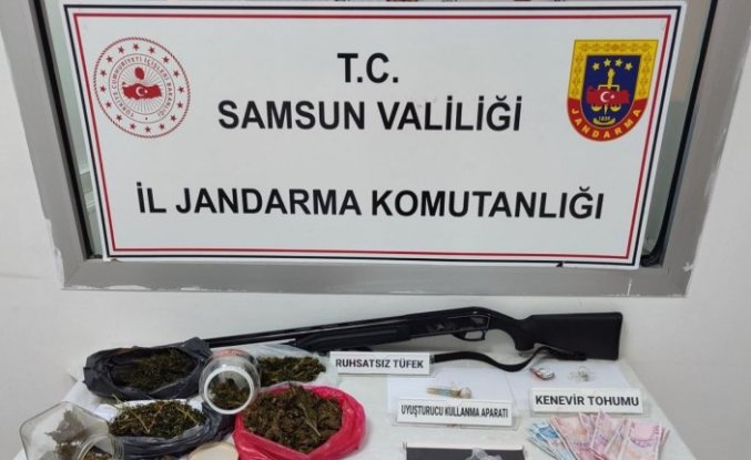 Samsun'da uyuşturucu operasyonunda 1 şüpheli gözaltına alındı