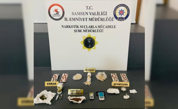 Samsun'da uyuşturucu operasyonunda 2 şüpheli yakalandı