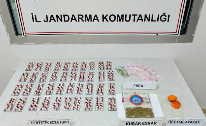 Samsun'da aracında uyuşturucu bulunan zanlıya gözaltı