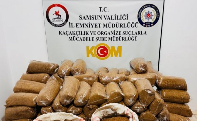 Samsun'da kaçakçılık operasyonunda 3 şüpheli yakalandı