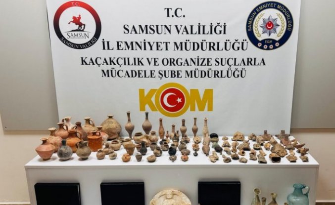 Samsun'da tarihi eser kaçakçılığı operasyonunda 1 kişi yakalandı