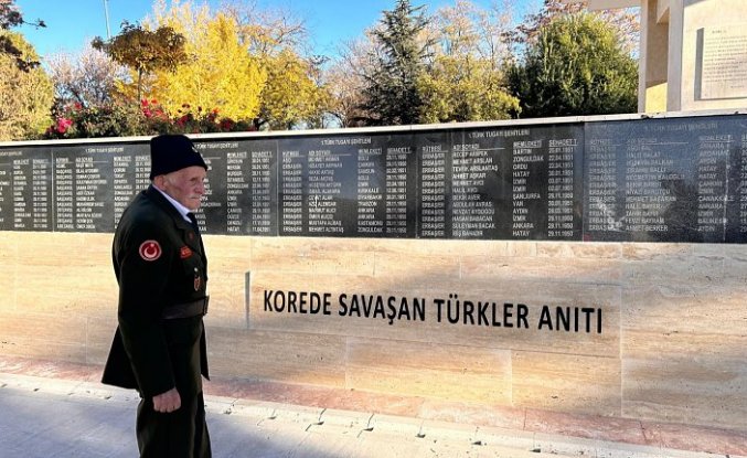 Ankara'daki Atatürk'ü anma törenine katılan Trabzonlu Kore Gazisi, yaşadığı mutluluğu anlattı