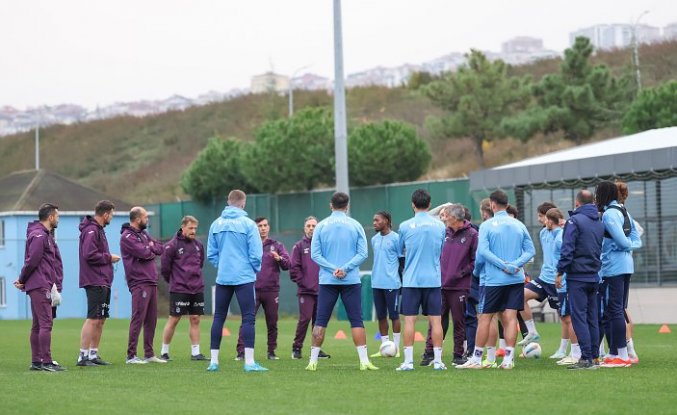 Trabzonspor, Adana Demirspor maçının hazırlıklarını sürdürdü