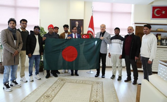 Bangladeş'in Ankara Büyükelçisi Haq, Gümüşhane Üniversitesi'ni ziyaret etti