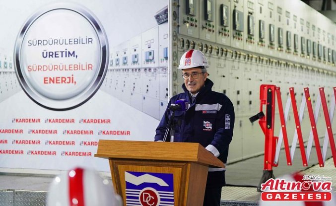 KARDEMİR'de “Kuvvet Santrali 3.3kV Ana Enerji Dağıtım Merkezi“ açıldı