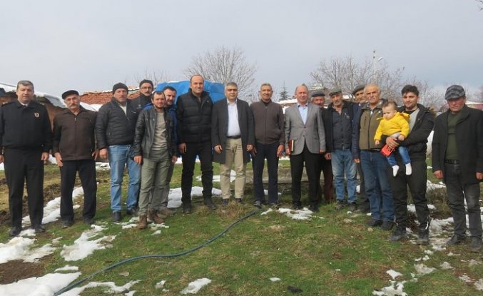 Merzifon Kaymakamı Karaaslan köy ziyaretlerini sürdürüyor