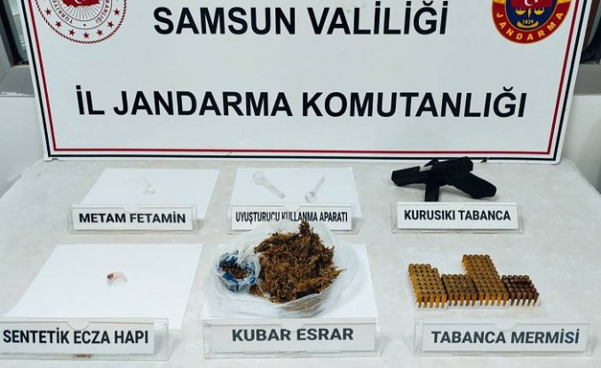 Samsun'da uyuşturucu operasyonunda 1 zanlı yakalandı