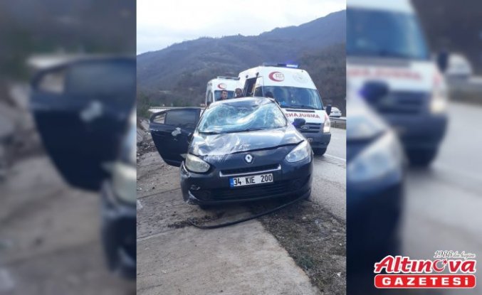 Tokat'ta devrilen otomobildeki aynı aileden 3 kişi yaralandı