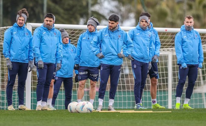 Trabzonspor, Galatasaray maçının hazırlıklarını sürdürdü