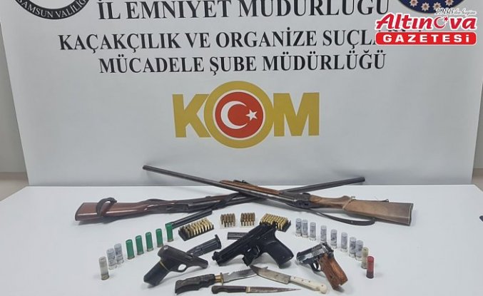 Samsun'da kaçakçılık operasyonunda 1 zanlı yakalandı