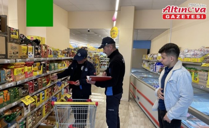 Başçiftlik'te zabıtalar denetim yaptı