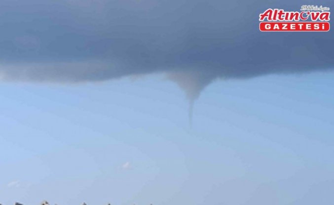 Düzce'de denizde hortum oluştu