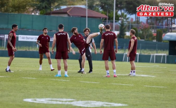 Trabzonspor, Kasımpaşa maçı hazırlıklarını sürdürdü