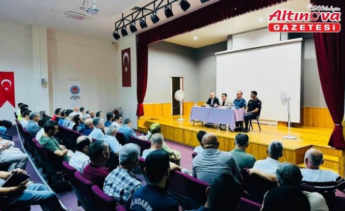 Espiye'de okul güvenliği toplantısı yapıldı