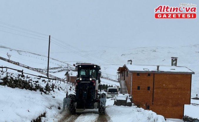 Trabzon'da kar nedeniyle yaylada mahsur kalan 8 kişi kurtarıldı