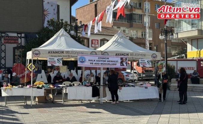 Ayancık'ta Filistin yararına kermes düzenlendi