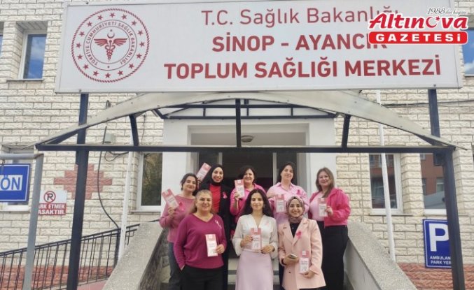 Ayancık’ta meme kanserine dikkat çekildi