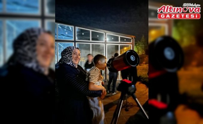 Kargı’da süper dolunay gözlem etkinliği düzenlendi