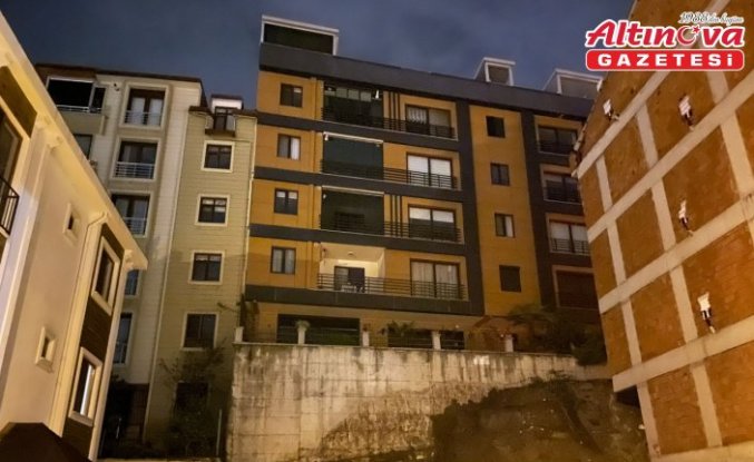 Ordu'da bir inşaatın temel kazısı sırasında hasar oluşan 2 bina boşaltıldı