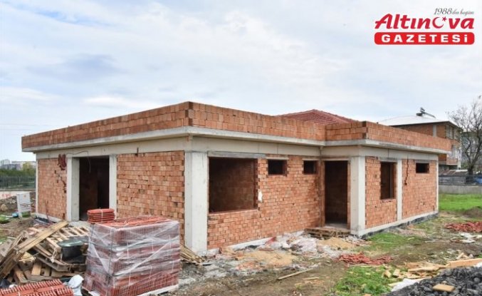 Tekkeköy'de gasilhane projesi çalışmaları sürüyor