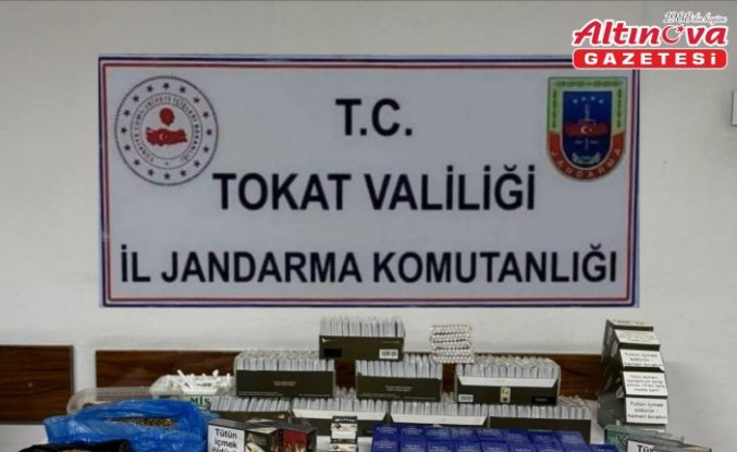 Tokat'ta 2 bin 340 makaron ele geçirildi