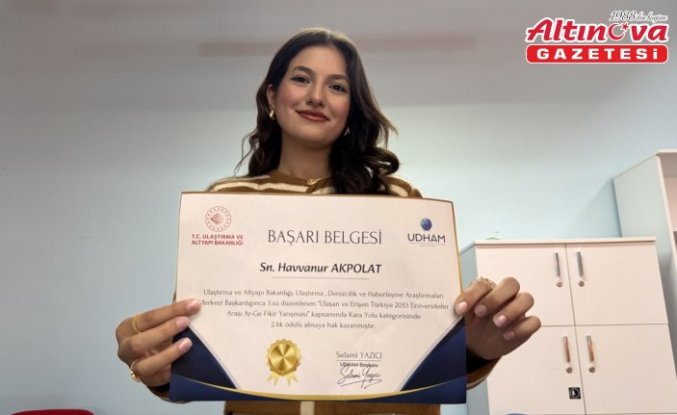 Üniversite öğrencilerinin çevre dostu ulaşım aracı ödül getirdi